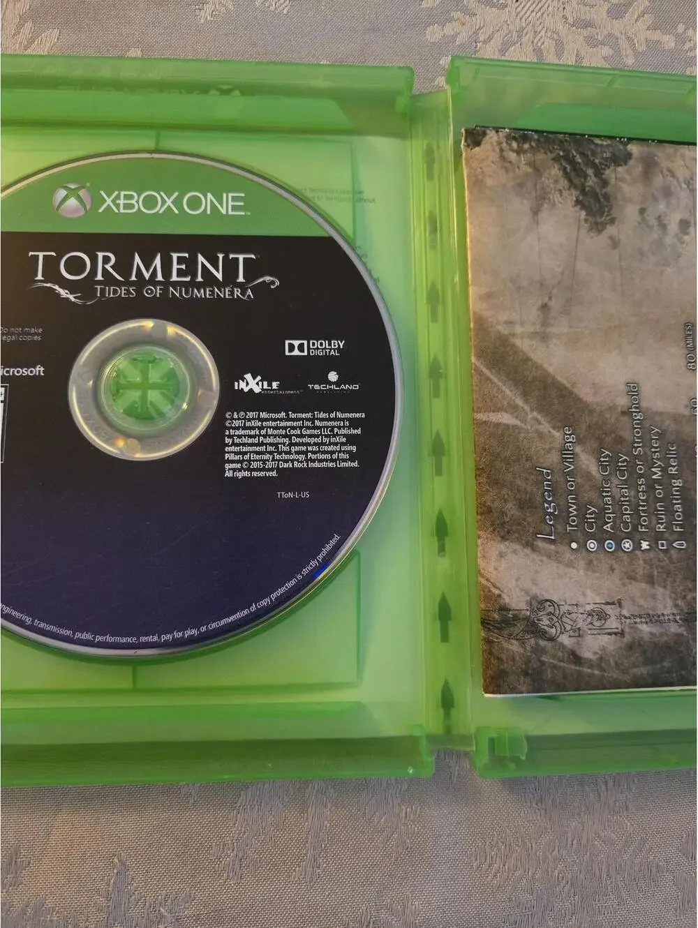 Torment: Tides of Numenera Day One Edition (Xbox One) with Map & Soundtrack